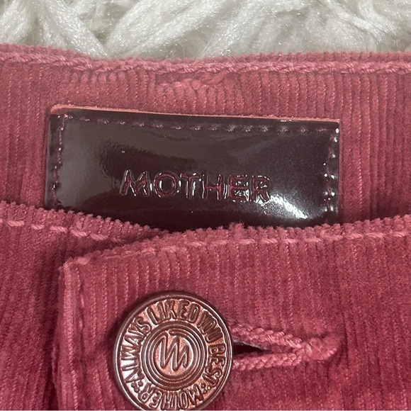 MOTHER Red Jean Shorts Cut-Off Style - Picture 8 of 14